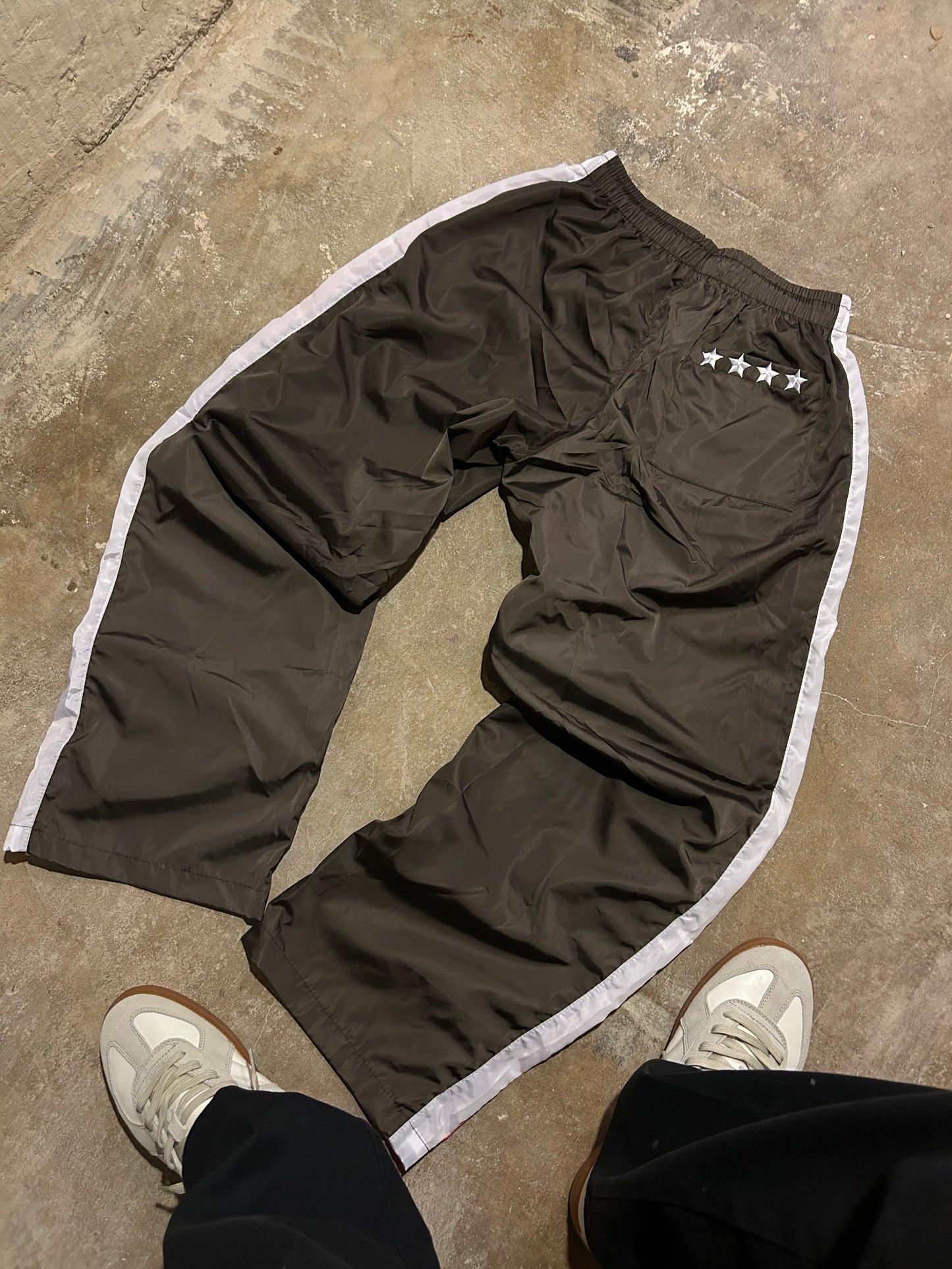 Brown Track Pants